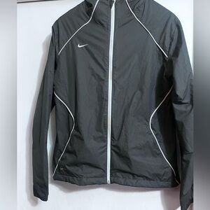 Nike Storm Fit Black Windbreaker Running Jacket Sz M (8-10) Women